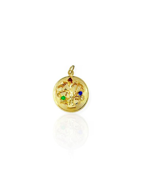 14k Gold Tree of Life Charm