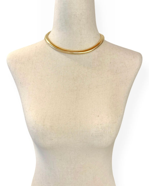 14k Gold Tubogas Necklace (16.5")