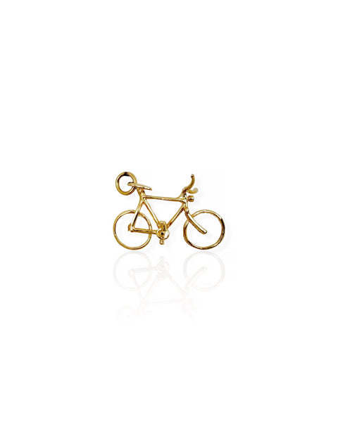 14k Gold Bicycle Charm