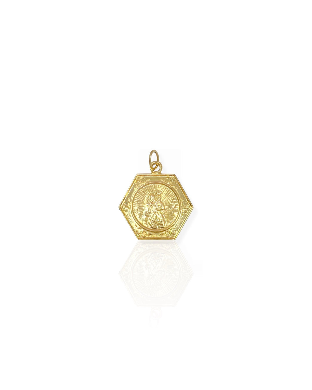 9k Saint Christopher Charm