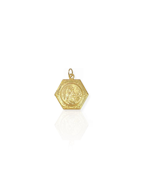 9k Saint Christopher Charm