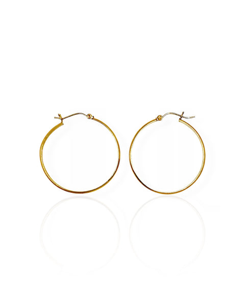 10k Gold Hoop Earrings