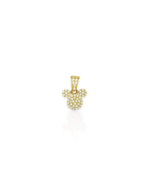 14k Gold Mickey Charm