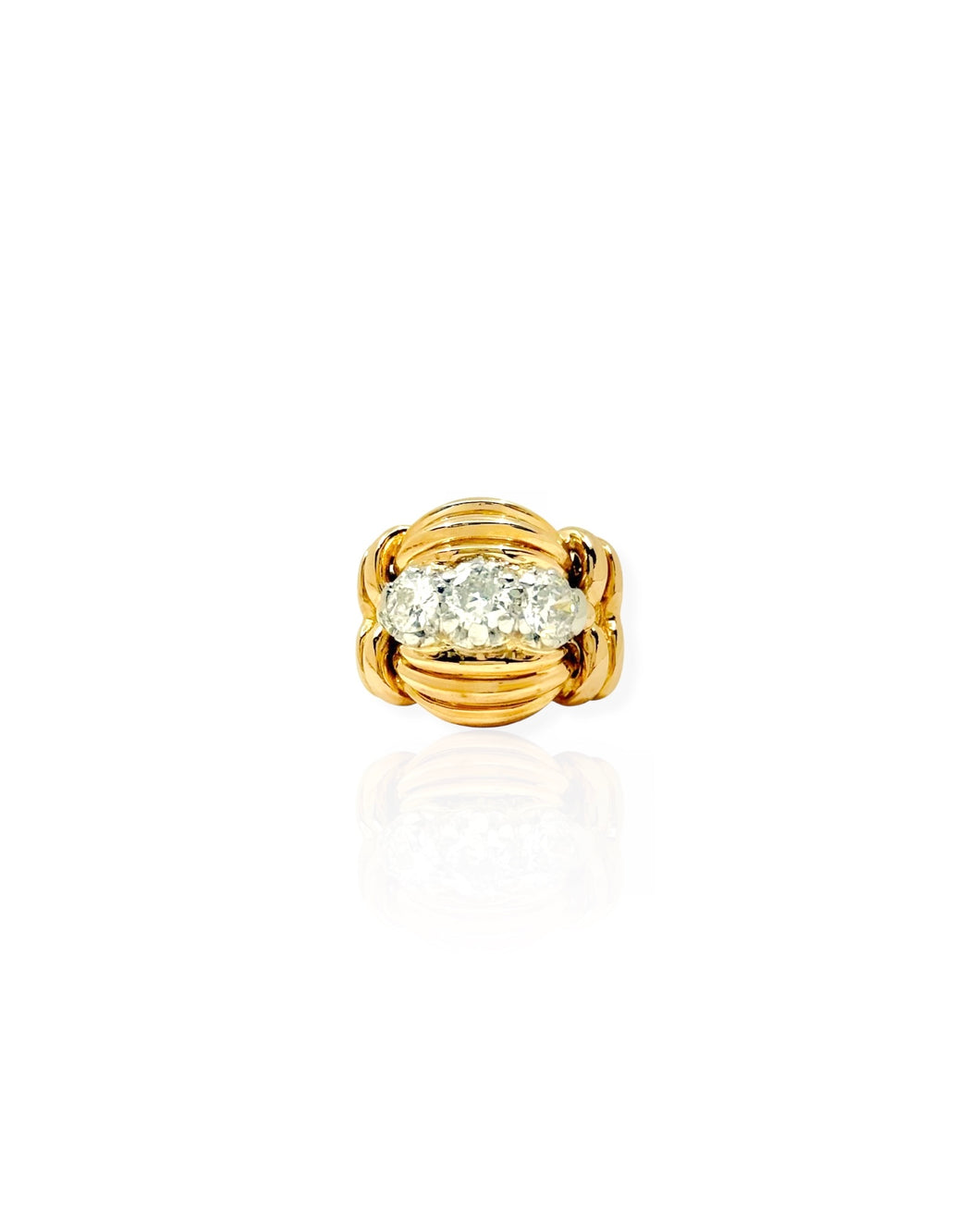 18k Gold Diamond Leia Ring (4.5)