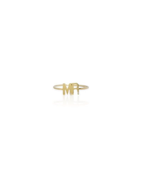 14k Gold Design MR Ring (6.75)