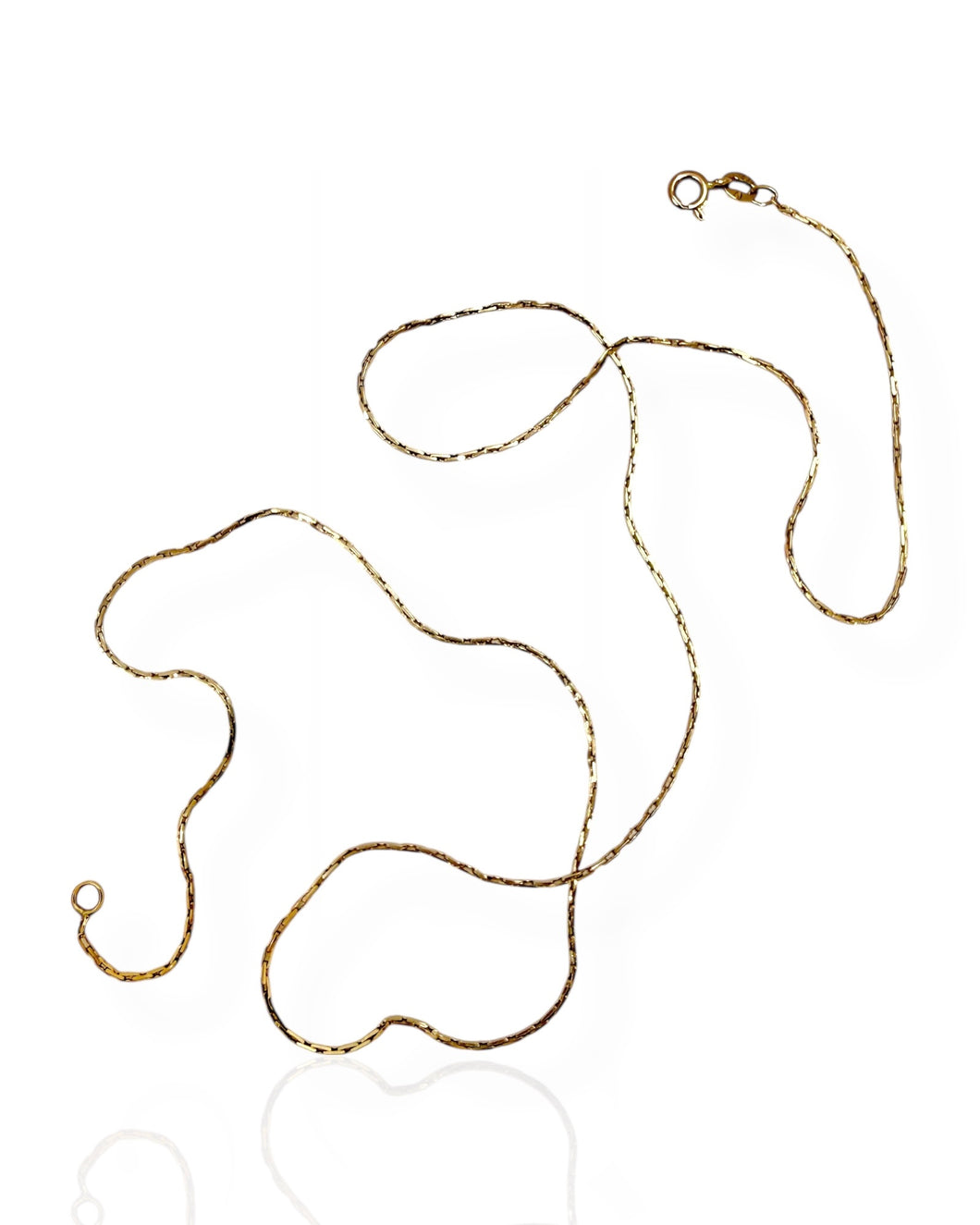 10k Gold Biker Chain Necklace (21