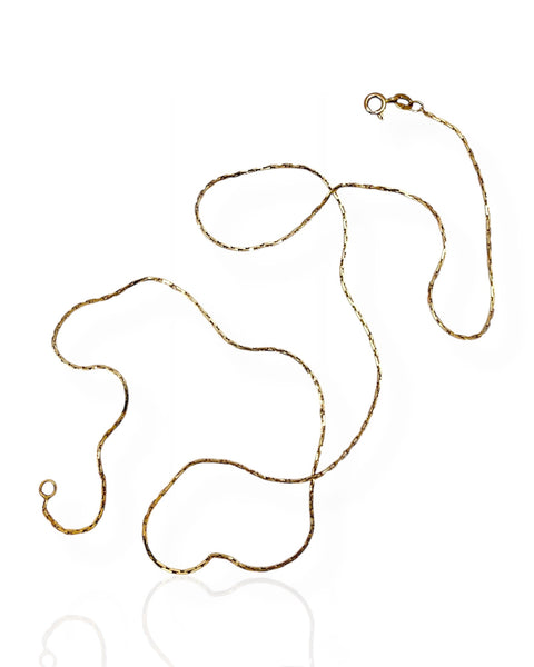 10k Gold Biker Chain Necklace (21
