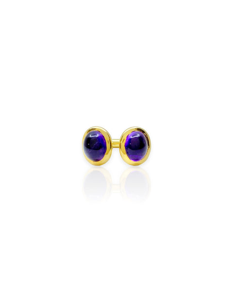 18k Gold Double Amethyst Ring (6)