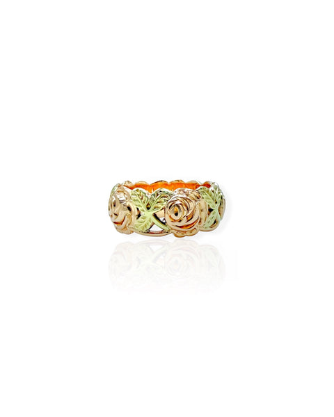 14k Rose Gold Rose Ring (8.25)