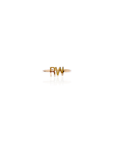 14k Rose Gold RW Ring (5.75)