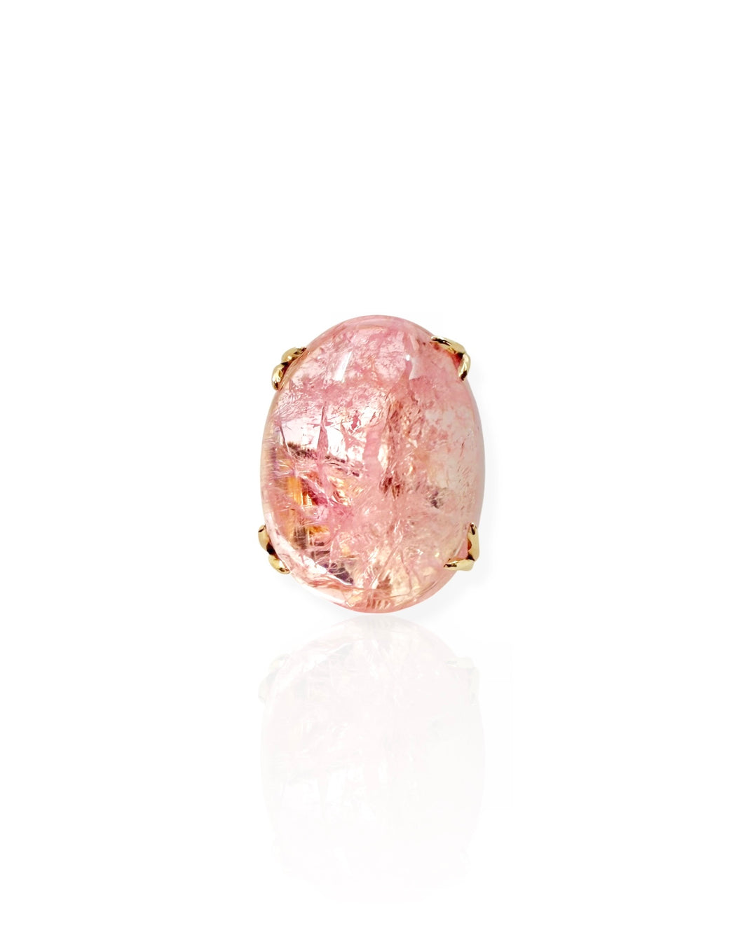 14k Gold Jumbo Tourmaline Ring (5.5)