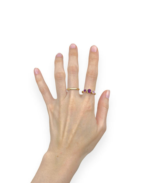 14k Gold Rubellite Ring (6.25)