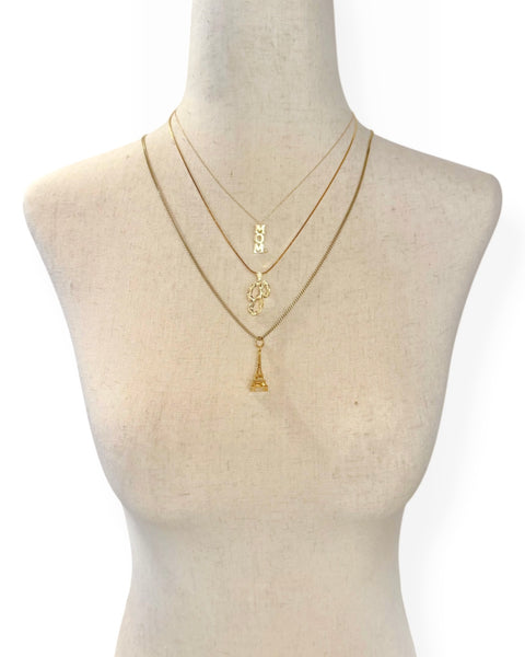 18k Gold Eiffel Tower Charm