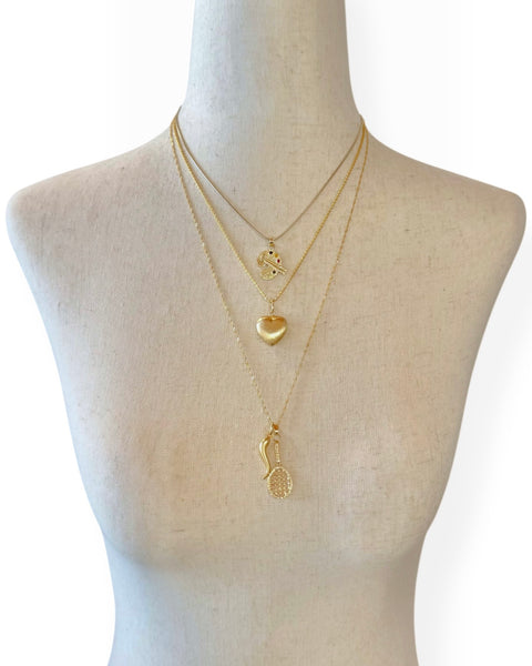 14k Gold Paint Palette Charm