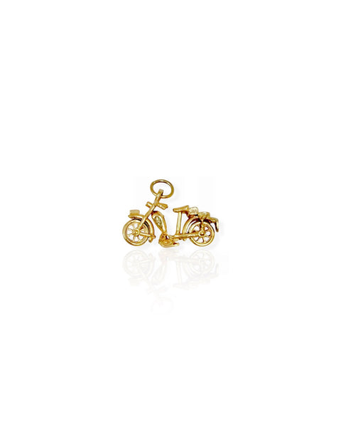 9k Gold Motorcycle Charm