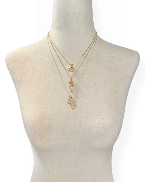 14k Gold Letter G Charm