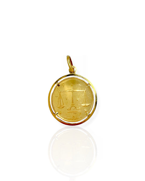 18k Gold Unoaerre by Giampaoli Libra Charm