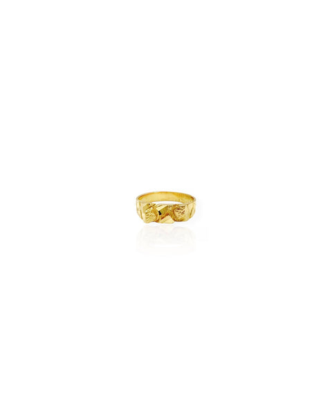 14k Gold Gold Nugget Ring (2.25)