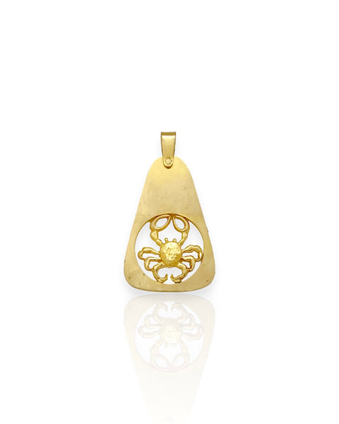 14k Gold Crab/Cancer Charm