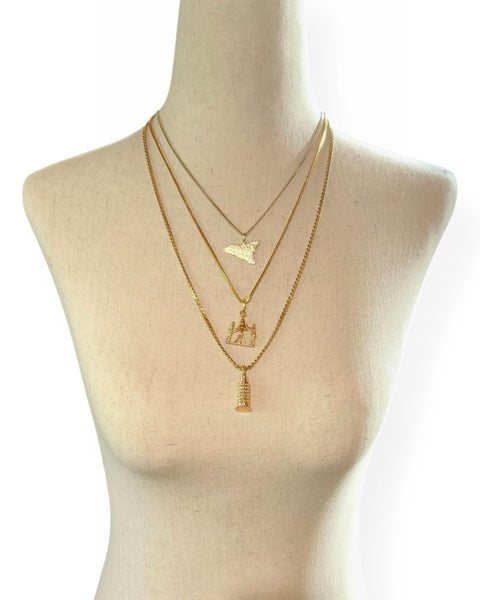 18k Gold Sicily Charm