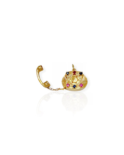 14k Gold Telephone Charm