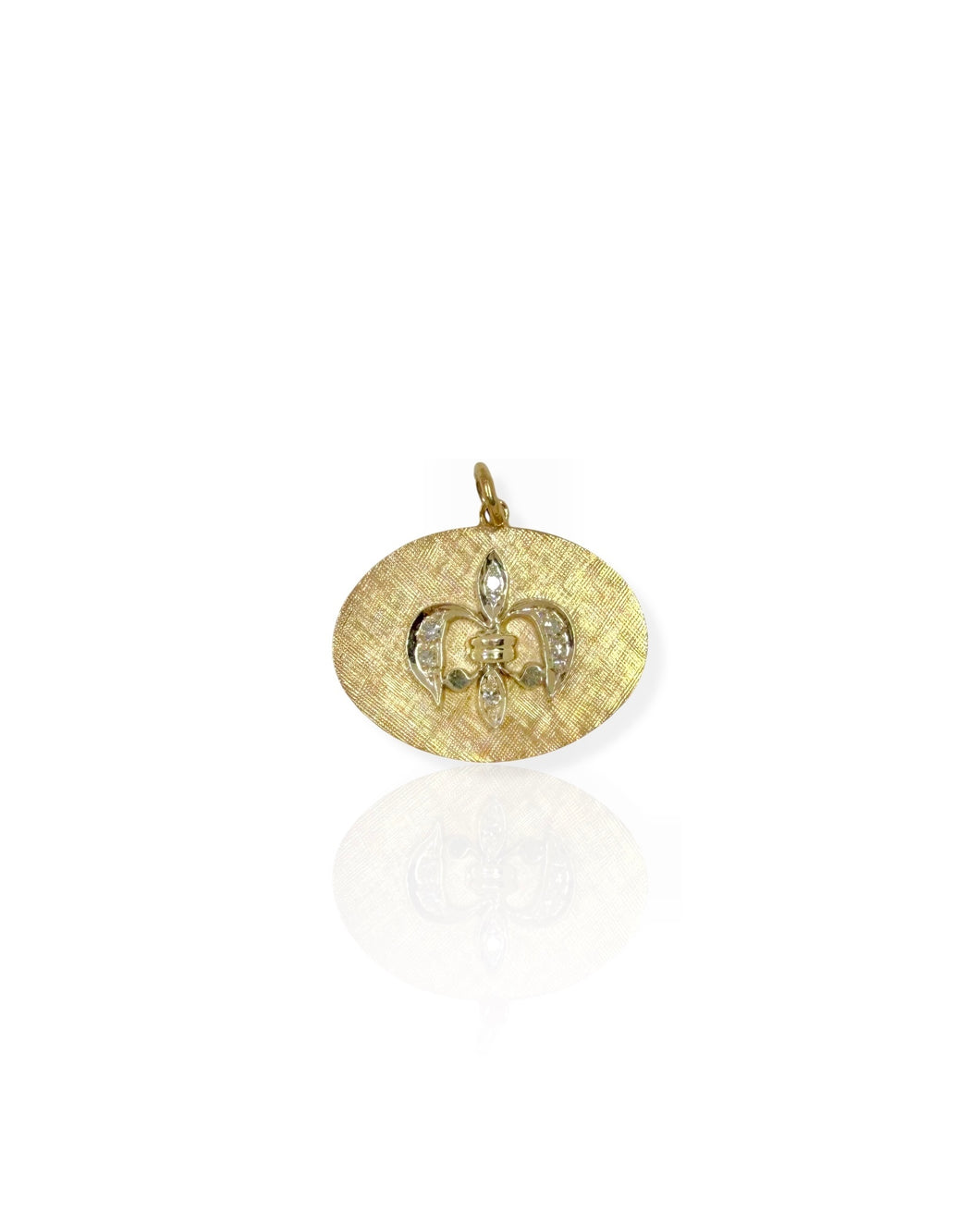 14k Gold Fleur-de-lis Charm