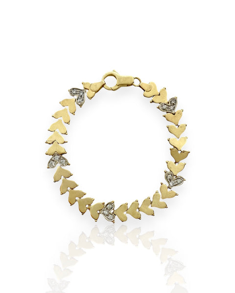 Vintage Chunky 18ct Gold Italian Cocktail Bracelet – frenchjewelbox