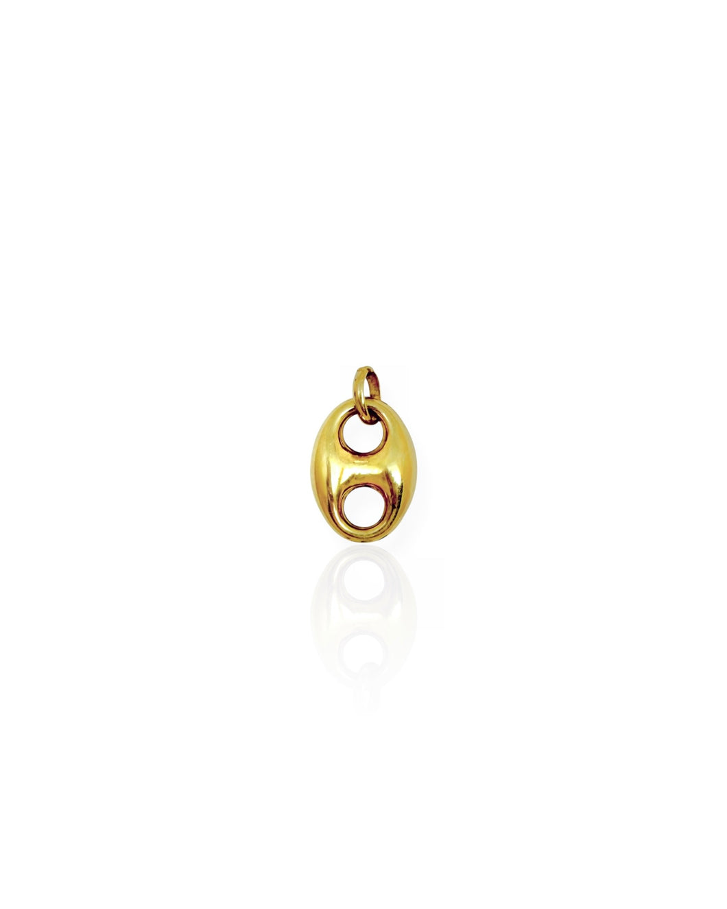 14k Gold Puffy Mariner Charm