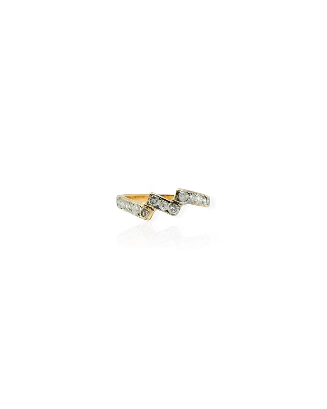 14k Gold Diamond Zigzag Ring (7)