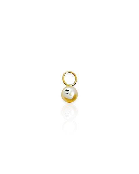 14k Gold Ghost Pearl Charm