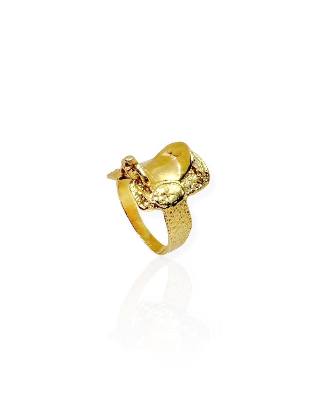 14k Gold Saddle Ring (8)