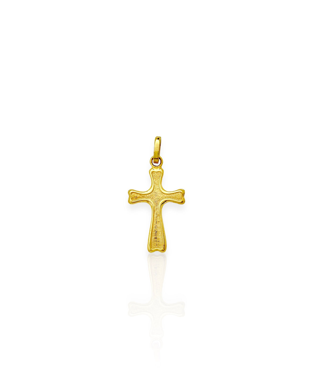 14k Gold Cross Charm