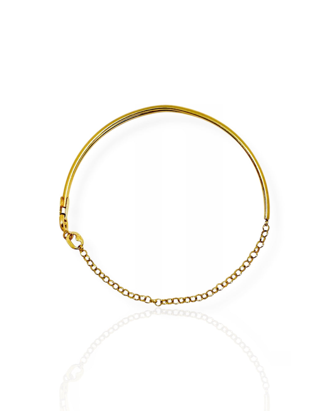 18k Gold Half Cuff Bracelet (7.5