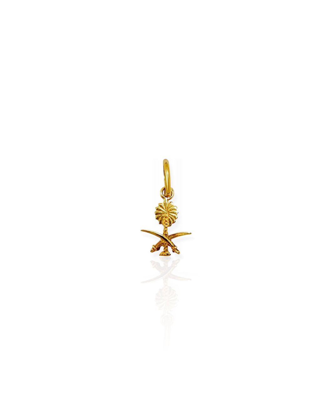 18k Gold Saudi Arabia Charm