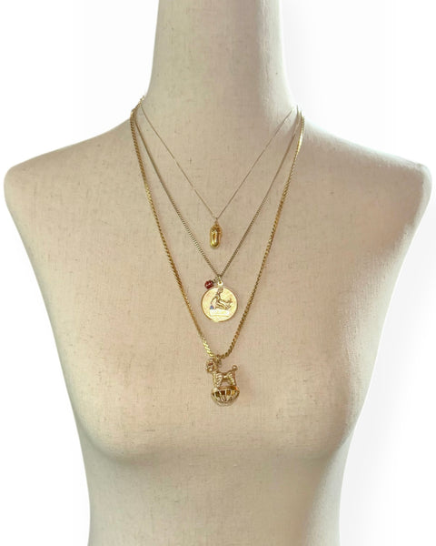 14k Gold Virgo Charm