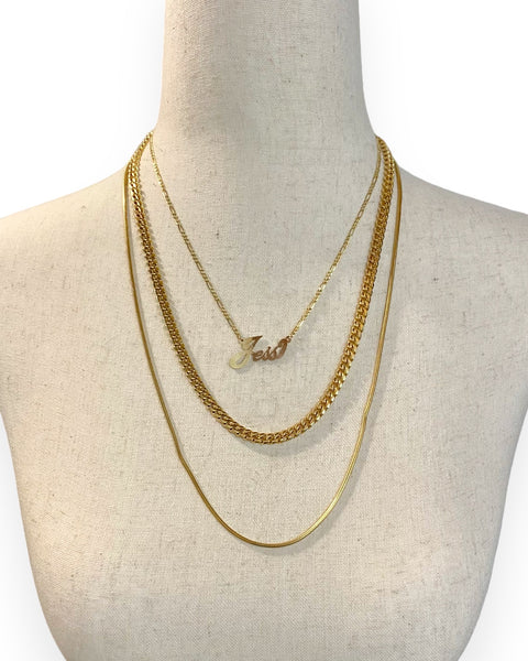 14k Gold Snake Chain Necklace (24.625")