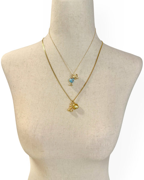 14k Gold Mermaid Charm