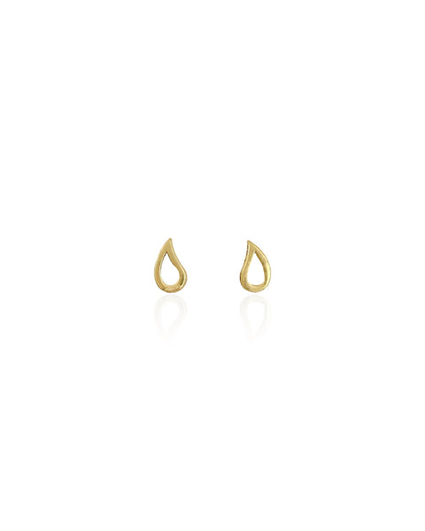 18k Gold Teardrop Earrings