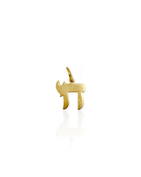14k Gold Chai Charm