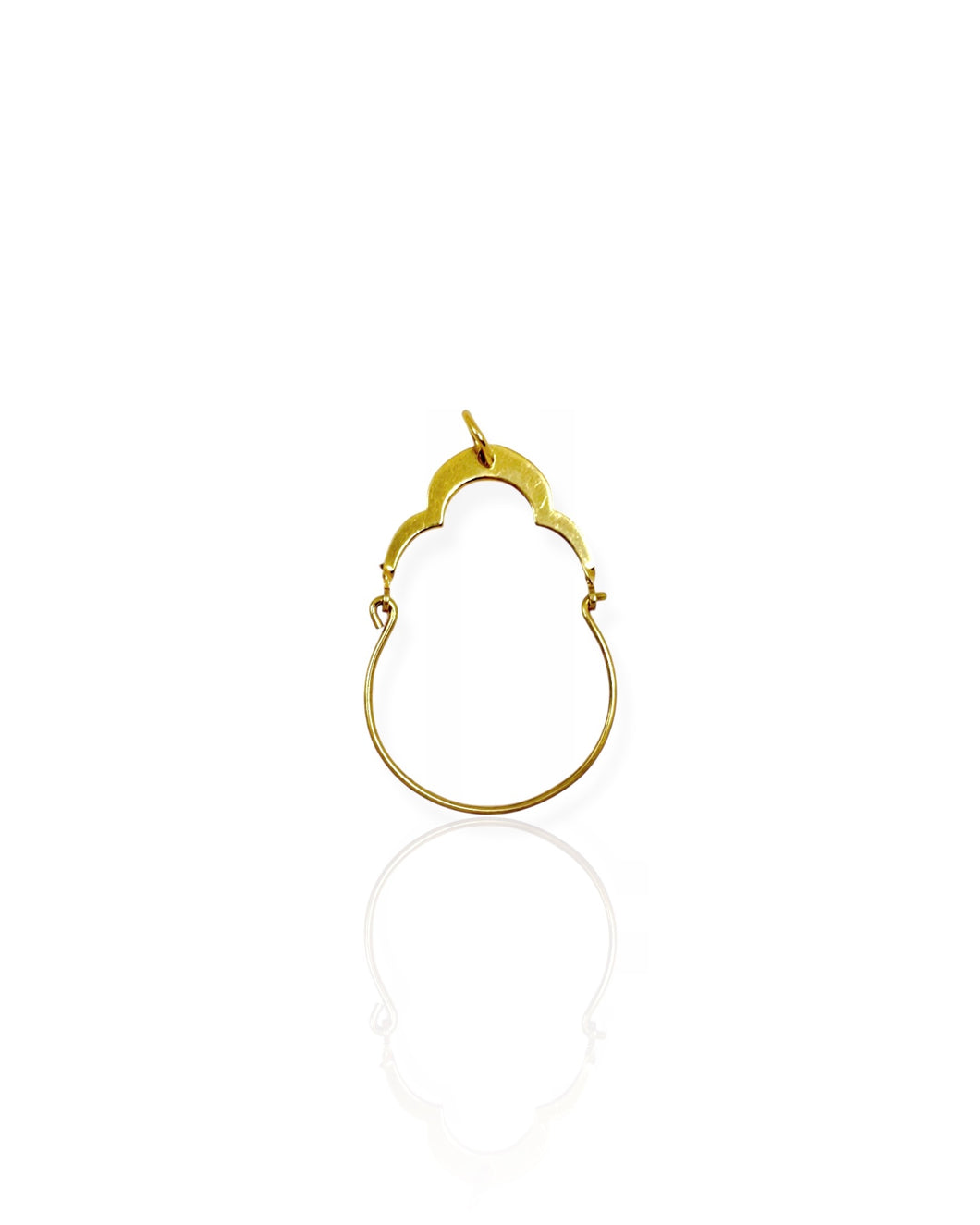 14k Gold Charm Holder