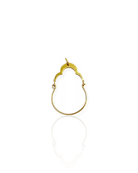 14k Gold Charm Holder