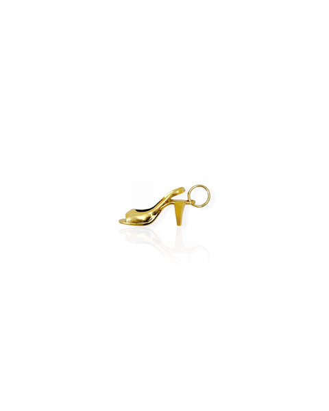 18k Gold High Heel Charm