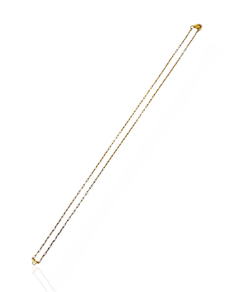 14k Gold Baby Diamond Necklace (16.25