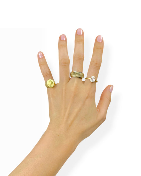 14k Gold CZ Ring (7)