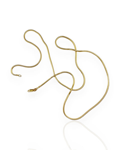 14k Gold Snake Chain Necklace (24.625