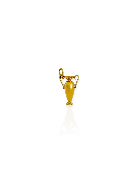 18k Gold Amphora Charm