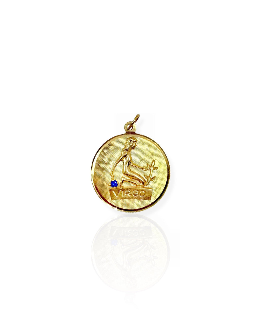 14k Gold Virgo Charm