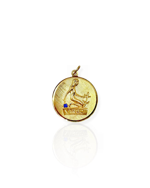 14k Gold Virgo Charm