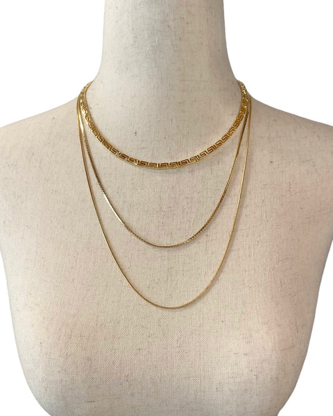 14k Gold Snake Chain Necklace (24")