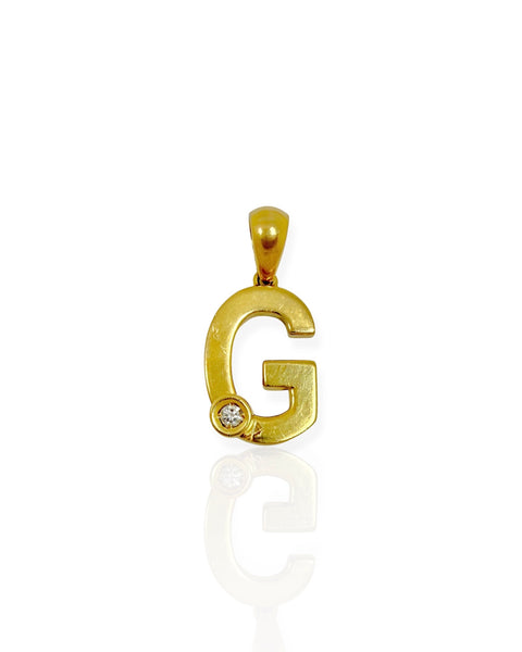 18k Gold Caye Joaillier Joujou Initial Charm (Letter G)